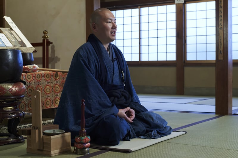 Seated in zazen