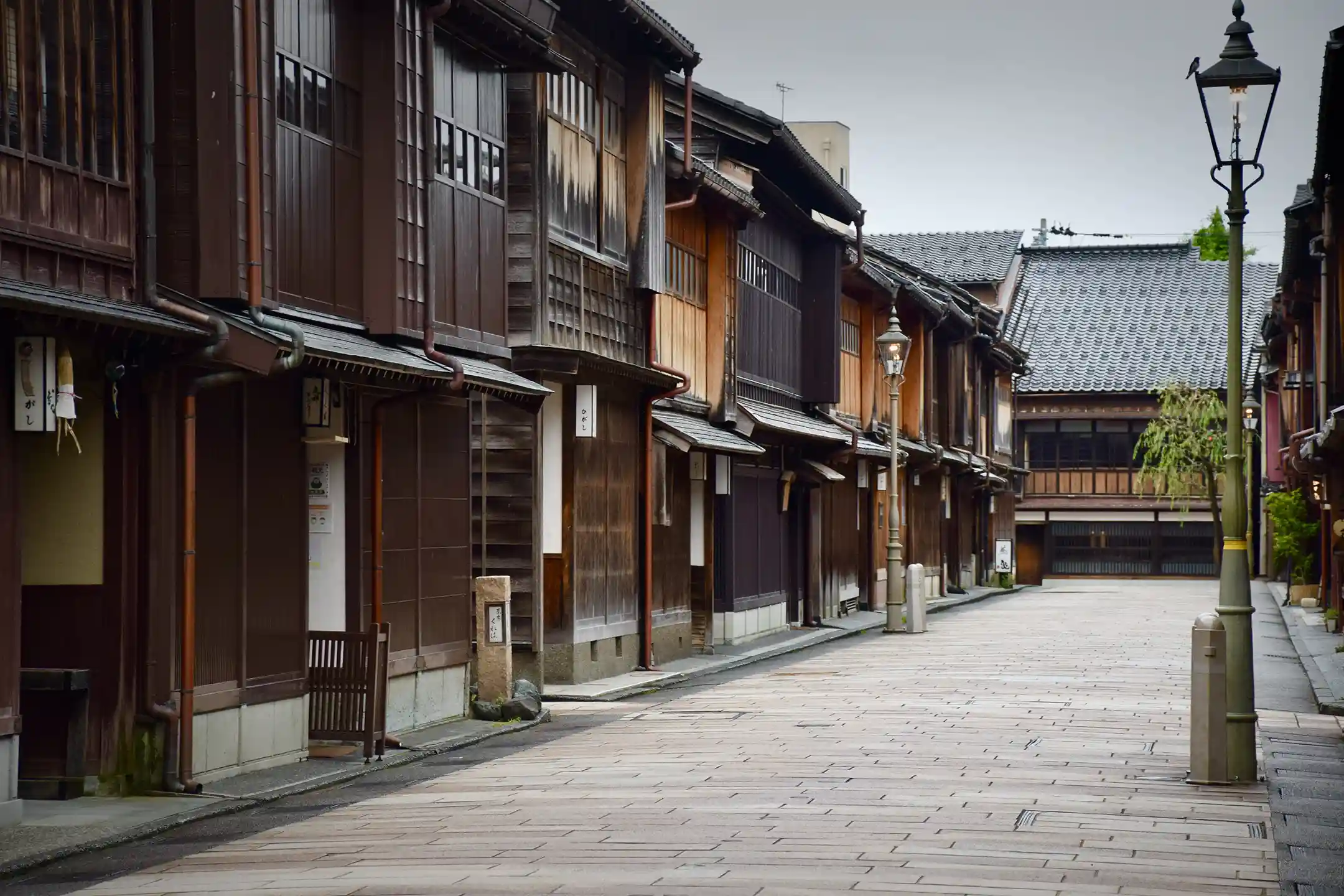 The old teahouse district of Kanazawa