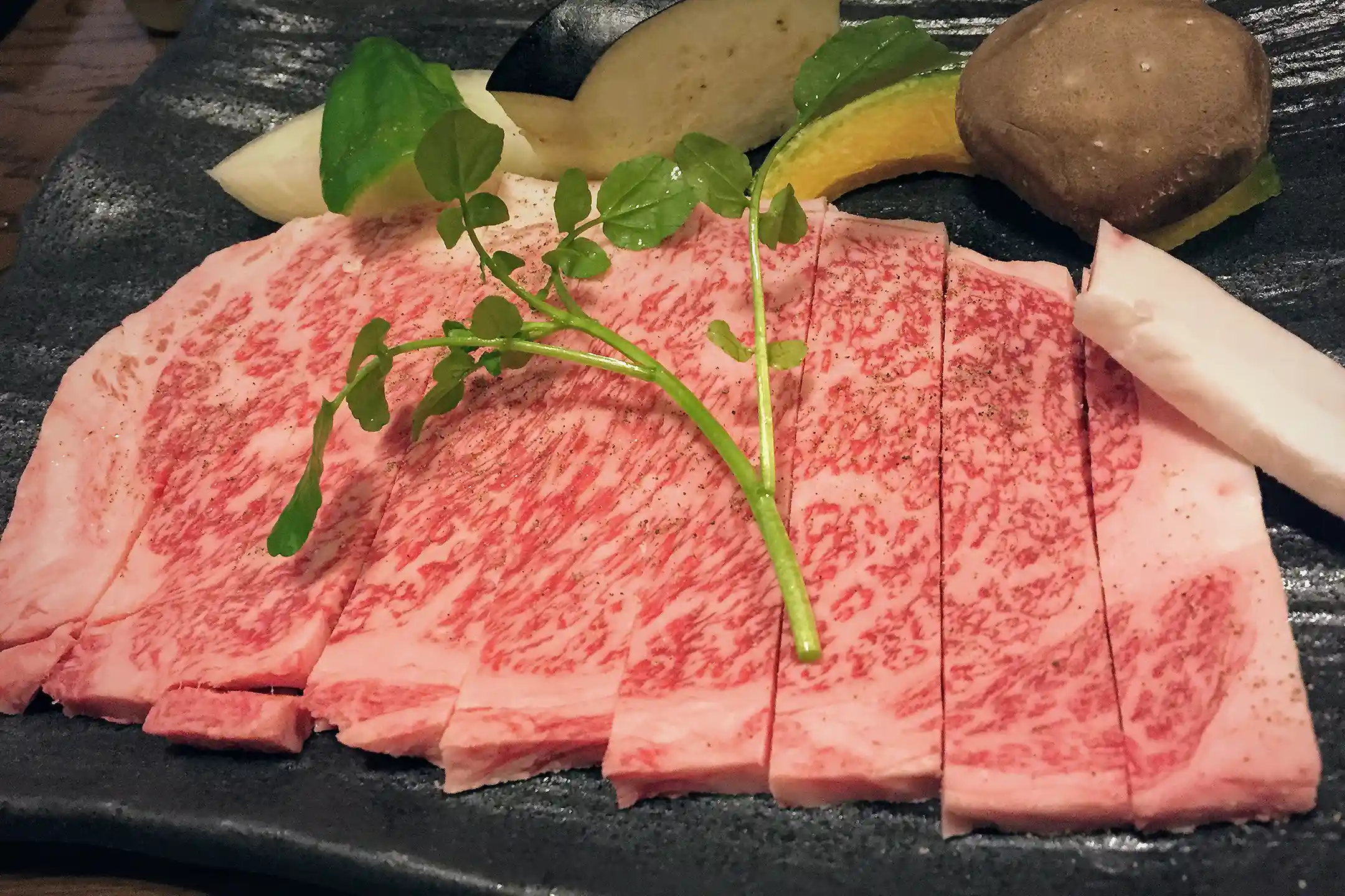 Local beef, simply grilled