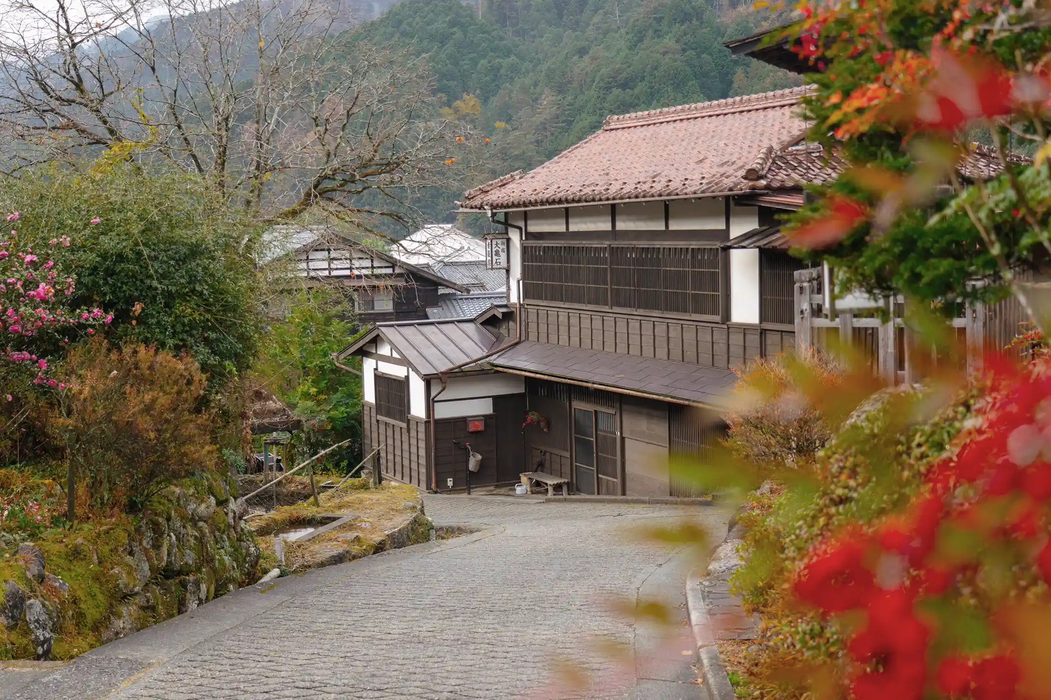 The historic townscape of Tsumago-juku, Nagano