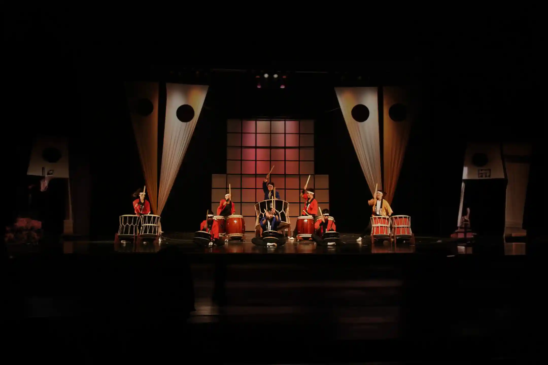 Japanese drums played live