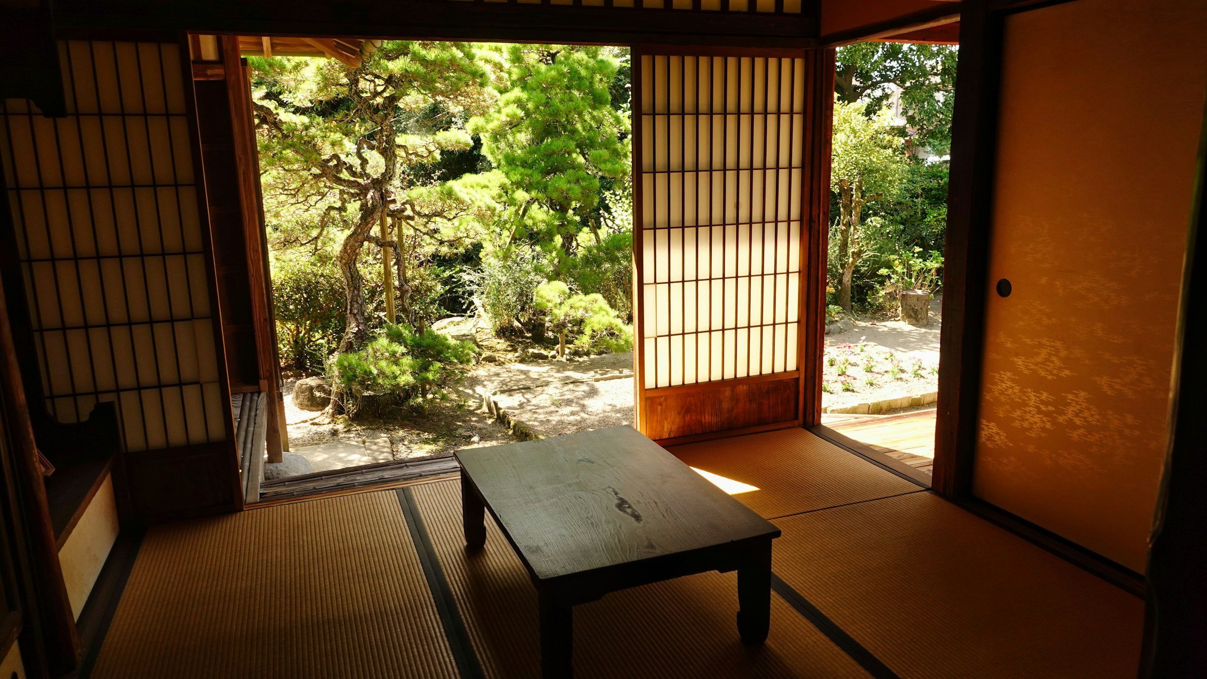 Morning light in a traditional inn