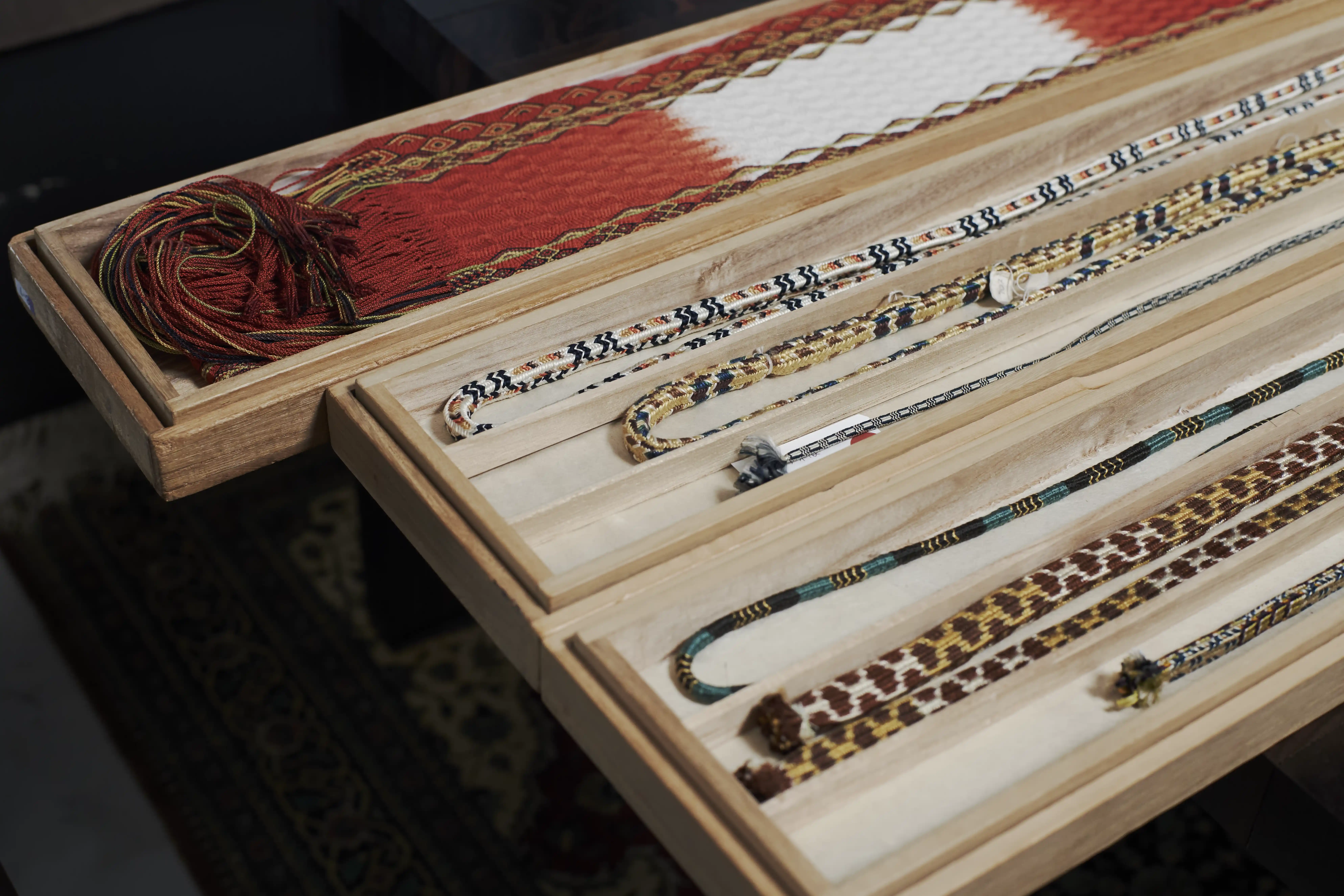 Fine handwork at a workbench